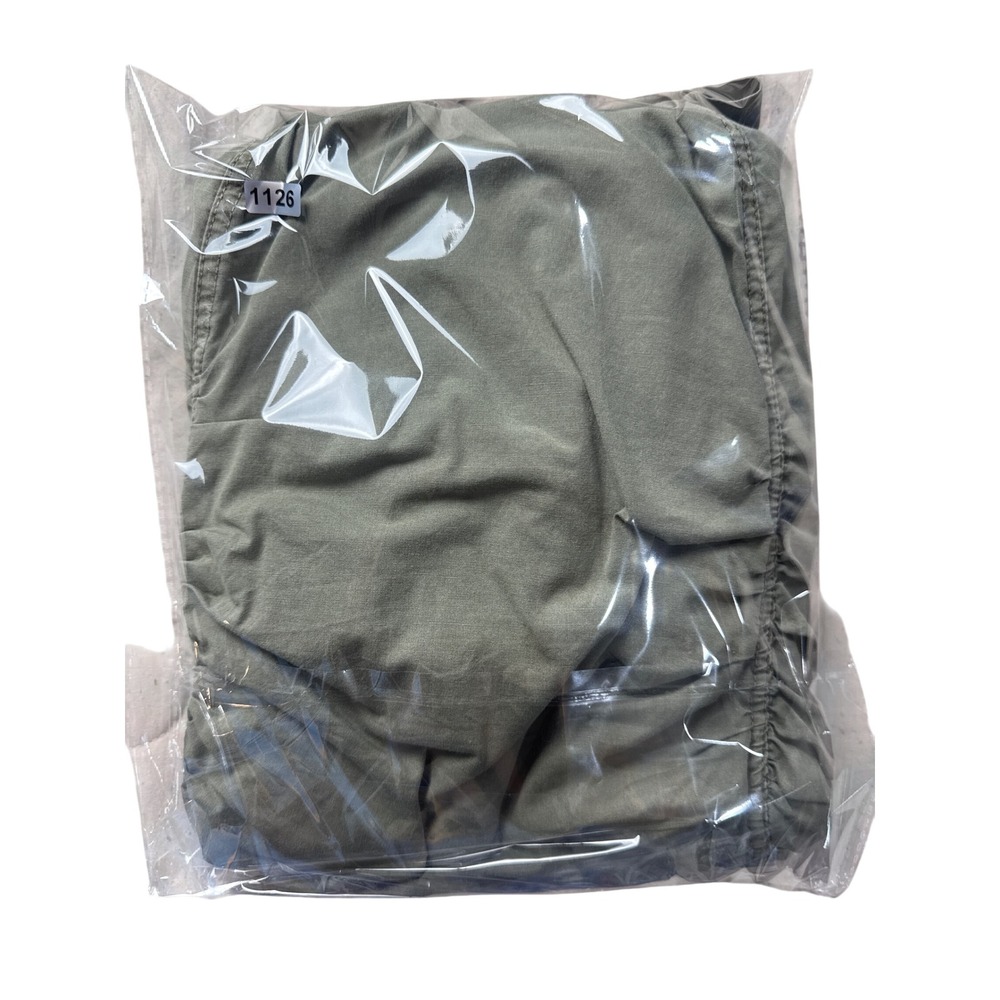 XCVI Olive Green Ruched Utility Midi Dress Gorpcore Fairycore Grunge Small - Picture 7 of 7